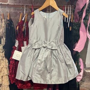 Isobella & Chloe Silver Kids Formal Dress